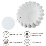 Disposable Coffee Paper Filters for Ninja PB051 PB041 Coffee Maker, 150 Pcs Coffee Filter for Ninja Coffee Maker, white