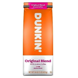 Dunkin' Donuts Original Blend Ground Coffee, 453 g