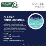 Cinnabon Cinnamon Roll Keurig K-Cup Pods, 72 Count