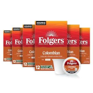 Folgers Lively Colombian Coffee K-Cups, 72 Count