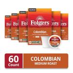 Folgers Lively Colombian Coffee K-Cups, 72 Count