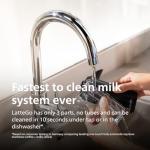 PHILIPS 5500 Series Fully Automatic Espresso Machine - LatteGo Milk System, Integrated Grinder, 20 Hot & Iced Coffee Pre-Sets, Quick Start, SilentBrew, 15-Bar Pressure, Black Chrome (EP5544/94)