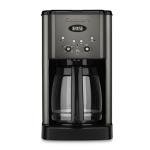 Cuisinart 12 Cup Brew Central Maker Coffee Maker, Black Stainless Steel, DCC-1200BKSNAS