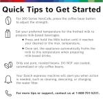 Bosch 300 Series Fully Automatic Espresso and Coffee Machine – In-Cup Frother, OneTouch Milk Drinks, 5 Drink Options, Ceramic Grinder, Easy Clean & Descale, in Silver TIU20307