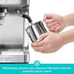 CASABREWS Espresso Machine with Milk Frother & LCD