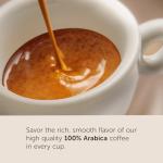 illy Classico Espresso Ground Coffee, Medium Roast, Classic Roast with Notes of Chocolate & Caramel, 100% Arabica Coffee, All-Natural, No Preservatives, 8.8 oz, Ground for Espresso Machines