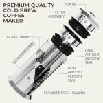 Cafe Du Chateau Stainless Steel Cold Brew Maker