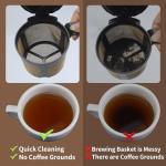 Disposable Coffee Paper Filters for Ninja Pod & Grounds Specialty Single-Serve Coffee Maker, 150 Pcs Coffee Filter Compatible with Ninja PB051 PB041 Coffee Maker