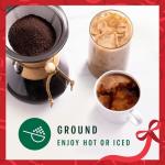 Starbucks Ground Coffee, Medium Roast Coffee, Starbucks Holiday Blend, 100% Arabica, 1 Bag (17 oz)
