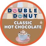 Double Donut Coffee Hot Chocolate Pods for Keurig K Cups Brewers, Single Serve Classic Hot Cocoa Pods, 24 Count