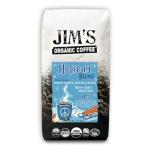 Jim’s Organic Coffee – Holiday Blend – Whole Bean Coffee, 12 oz Bag