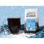 Jim’s Organic Coffee – Holiday Blend – Whole Bean Coffee, 12 oz Bag