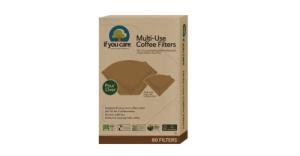 If You Care Multi-Use Coffee Filters, Great for Pour Over, Unbleached, 80 Count