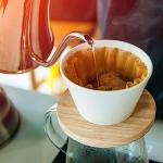 MUCXNIIY 2-5 Cup Coffee Filters, Pack of 100 Unbleached Coffee Filters 5 Cup, Thicken Natural Coffee Filter Basket for Commercial, Home Coffee Maker, Pour Over Coffee Kit (Brown, W02)