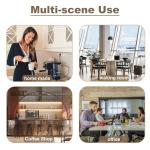 200 Count Coffee Filter, Unbleached Cone Filters for 2-4 Cup Brewers, Biodegradable and Chemical-Free Coffee Filters for Home, Travel & Office (Size #2)