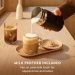 Nespresso Vertuo Next Coffee and Espresso Maker by De'Longhi with Aeroccino Milk Frother, White