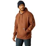 Ariat Men's Rebar Graphic Hoodie, Aztec/Coffee Bean, X-Large