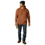 Ariat Men's Rebar Graphic Hoodie, Aztec/Coffee Bean, X-Large