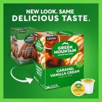 Green Mountain Coffee Roasters Caramel Vanilla Cream Coffee, Keurig Single-Serve K-Cup pods, Light Roast, 96 Count