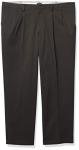Dockers Men's Classic Fit Easy Khaki Pants-Pleated (Standard and Big & Tall), Coffee Bean, 34W x 34L