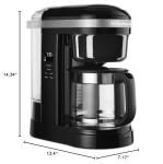 KitchenAid 12 Cup Drip Coffee Maker with Spiral Showerhead - KCM1208