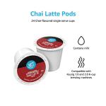 Happy Belly Tea Pods Compatible with 2.0 K-Cup Brewers, Chai Latte, 24 Count (Previously Solimo)