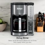 Ninja Fresh Brew™ Drip Coffee Maker | Programmable 14Cup Glass Carafe, Brew Classic & Rich, 70oz Removable Water Reservoir | Small Batch, Delay Brew, Adjustable Warming Plate | Stainless Steel | CE451