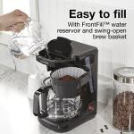 12 Cup FrontFill Drip Coffee Maker, Black/Silver