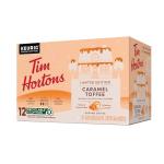 Tim Hortons 12ct KCUPs, Caramel Toffee Flavored 100% Arabica Coffee