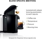 Nespresso Vertuo Plus Coffee and Espresso Maker by Breville, Ink Black with Aeroccino Milk Frother