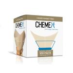 Chemex Unbleached Square Coffee Filters, 100 Count