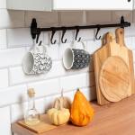 Geometric Textured Ceramic Coffee Mugs Gift Set