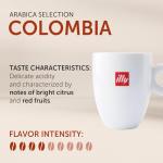 illy Whole Bean Coffee - Perfectly Roasted – Colombia Medium Roast – Smooth Taste, Notes of Fruit – Fruit Notes - 100% Arabica Beans - No Preservatives – 8.8 Ounce