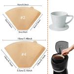 YQL #4 Cone Coffee Filters for Ninja Coffee Maker, 200 Count Coffee Filters 4 Disposable Coffee Filters Fit for for Ninja DualBrew Pro Ninja Coffee Bar Brewer
