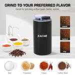 ZACME 4IN1 Single Serve Coffee Maker with Milk Frother & Grinder, Small Coffee Machine for K Cup & Ground, 28oz Water Tank, 6 to 14 oz Brew Sizes, Self-cleaning Function, Adjustable Drip Tray