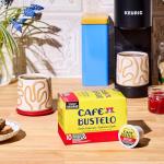Café Bustelo Espresso Style Dark Roast Coffee, Keurig K-Cup Pods, 10 Count Box