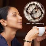 OULIGET Real Coffee Bean Bracelet,Handmade Stretch Beaded Minimalist Boho Couples Set,Unique Jewelry Gift for Coffee Lovers