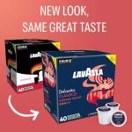 Lavazza Dolcevita Classico, Single-Serve Keurig K-Cup Pods, Medium Roast Coffee, 40-Count Box
