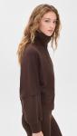 Varley Women's Milano Half-Zip Sweatshirt, Coffee Bean, Brown, L
