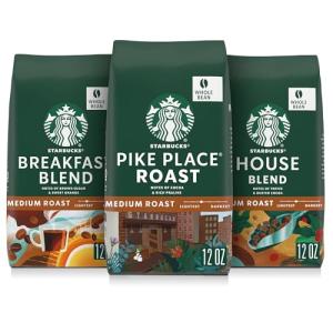 Starbucks Medium Roast Whole Bean Coffee Variety Pack