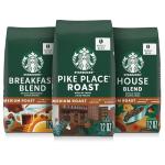 Starbucks Medium Roast Whole Bean Coffee Variety Pack