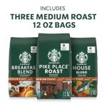 Starbucks Medium Roast Whole Bean Coffee Variety Pack