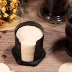 600 PCS Unbleached Coffee Filters compatible with Aeropress Coffee Maker Replacement Round Coffee Filters Disposable Paper Filters