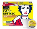 Café Bustelo Sweet & Creamy Café con Leche Coffee, 10 Keurig K-Cup Pods (Pack of 1)