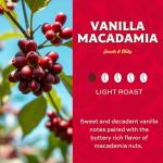 Lion Coffee, Arabica Coffee Beans, Light Roast Whole Bean Coffee, Vanilla Macadamia Flavor, A Taste of Aloha, 24 Ounce Bag