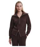 Varley Womens Enrico Knit Jacket Coffee Bean X-Large