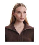 Varley Womens Enrico Knit Jacket Coffee Bean X-Large