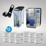 12 Pack Replacement Charcoal Water Filters for All Cuisinart Coffee Machines - Cuisinart Compatible (NOT KEURIG) Filters Fit Both Newer & Older Models Cuisinart Coffee Makers