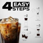 asobu Cold Brew Coffee Maker, Award-Winning 40oz Insulated Cold Brew Brewer with Portable Stainless Steel Carafe – No.1 Europe Coffee Fest Winner, Leakproof, BPA-Free, Keeps Cold 24H