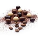 UNIQBITE Chocolate Covered Coffee Beans, 4.4 Oz, Mixed Chocolate Dragees with Whole Roasted Coffee, White-Dark-Milk Chocolates, Resealable Bag
